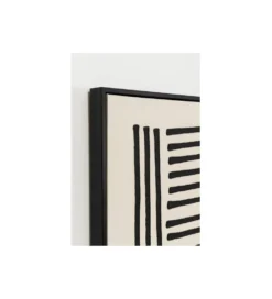 Obraz Artistic Line 110 x 70 cm biało czarny