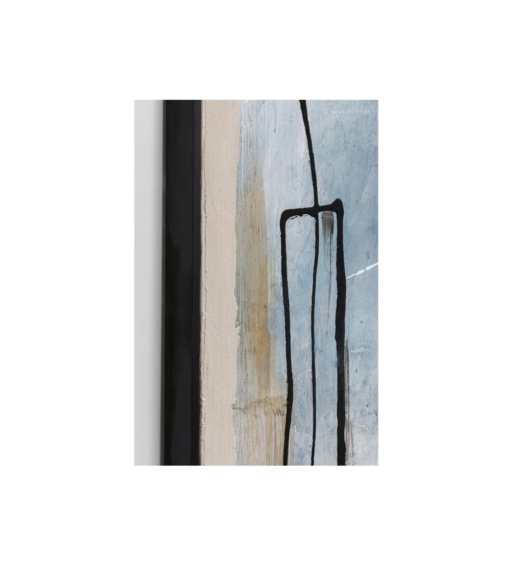 Obraz Dust Blue 100 cm x 100 cm