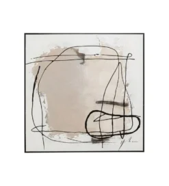 Obraz Dust Grey 100 cm x 100 cm