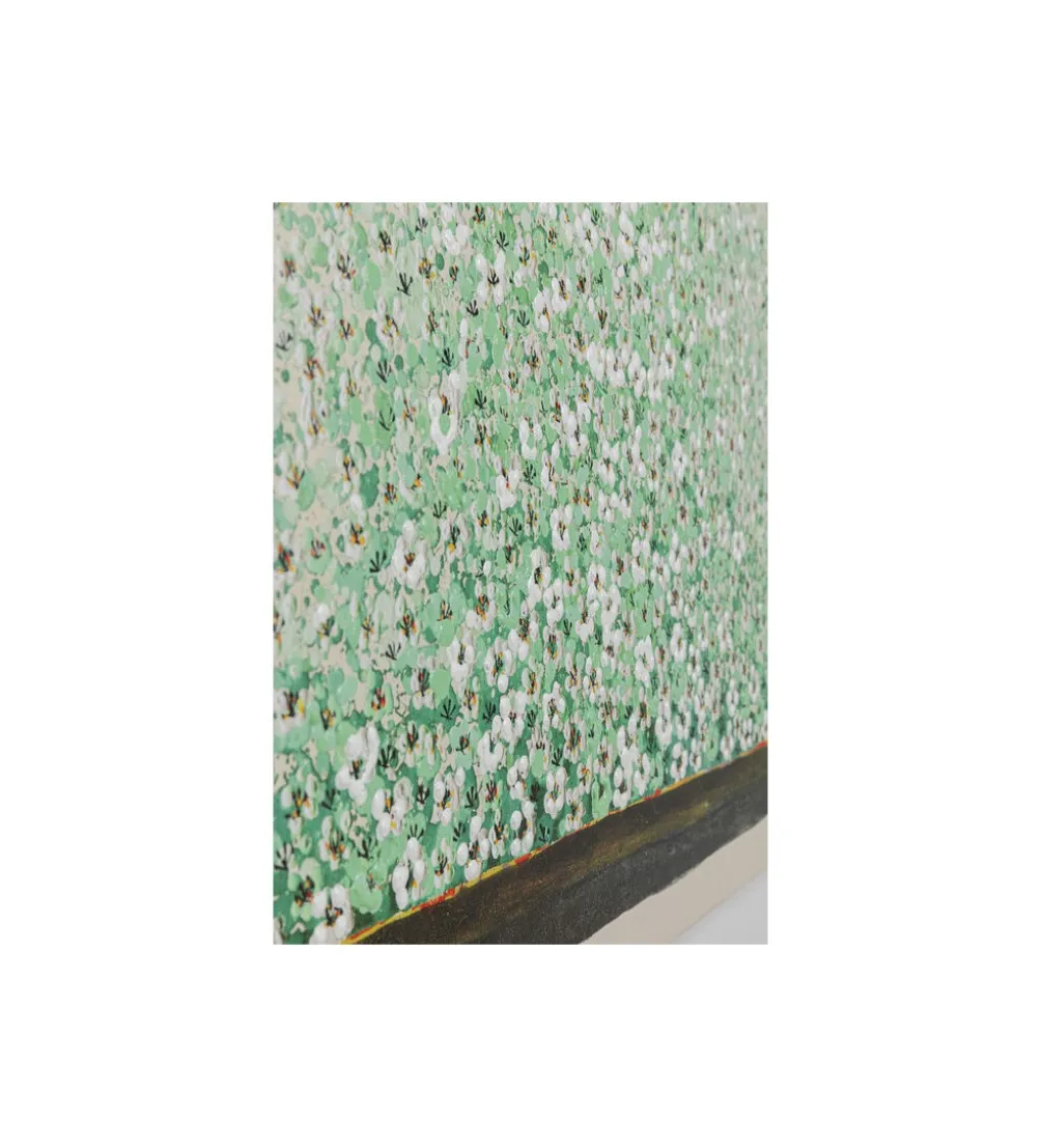 Obraz Flower Boat Beige 80 cm x 100 cm