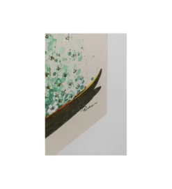 Obraz Flower Boat Beige 80 cm x 100 cm