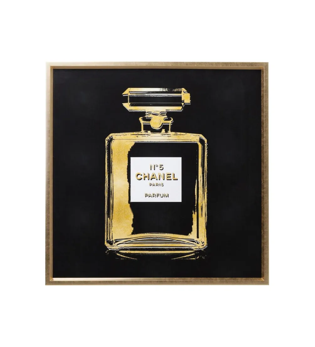 Obraz FRAGRANCE 115 x 115 cm złoty