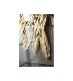 Obraz GOLD WINGS 120 x 120 cm biało złoty