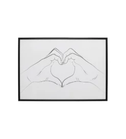 Obraz HEART HANDS 103 x 73 cm