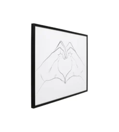 Obraz HEART HANDS 103 x 73 cm