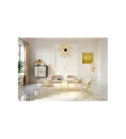 Obraz ILLUMINO 80 x 80 cm złoty