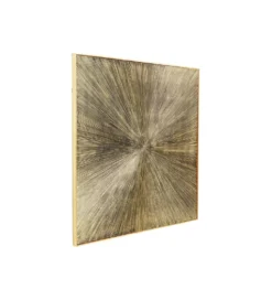 Obraz ILLUMINO 120 x 120 cm złoty