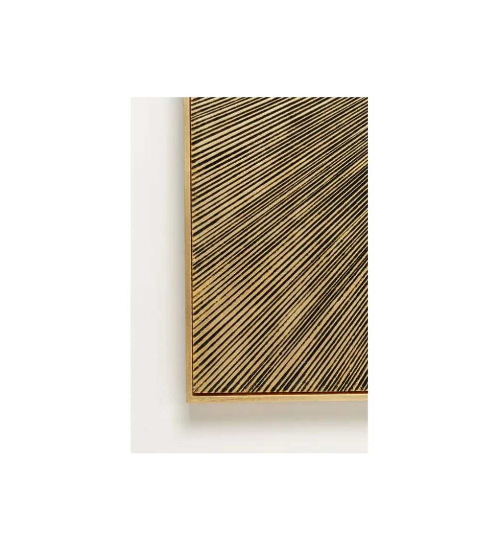 Obraz ILLUMINO 120 x 120 cm złoty