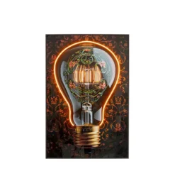 Obraz LED ART BULB 80 x 120 cm