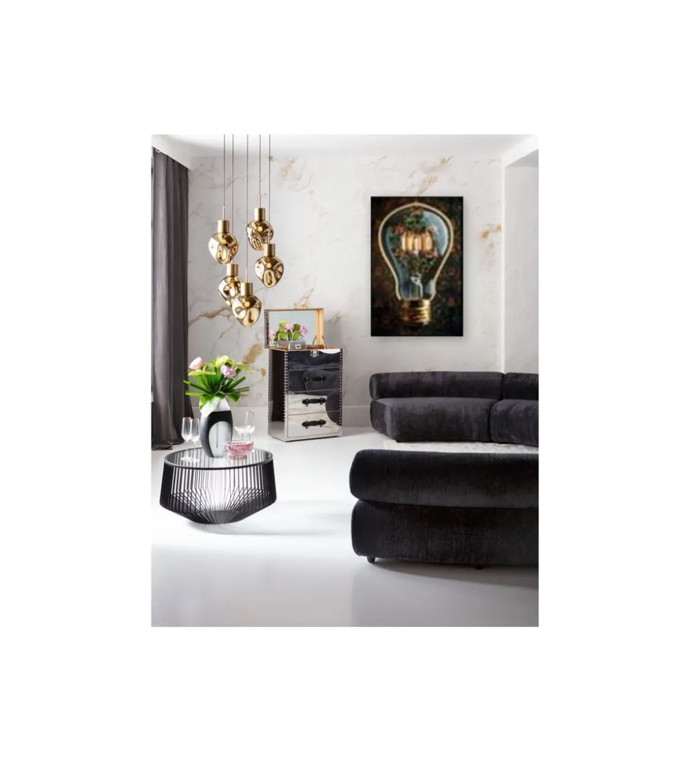 Obraz LED ART BULB 80 x 120 cm