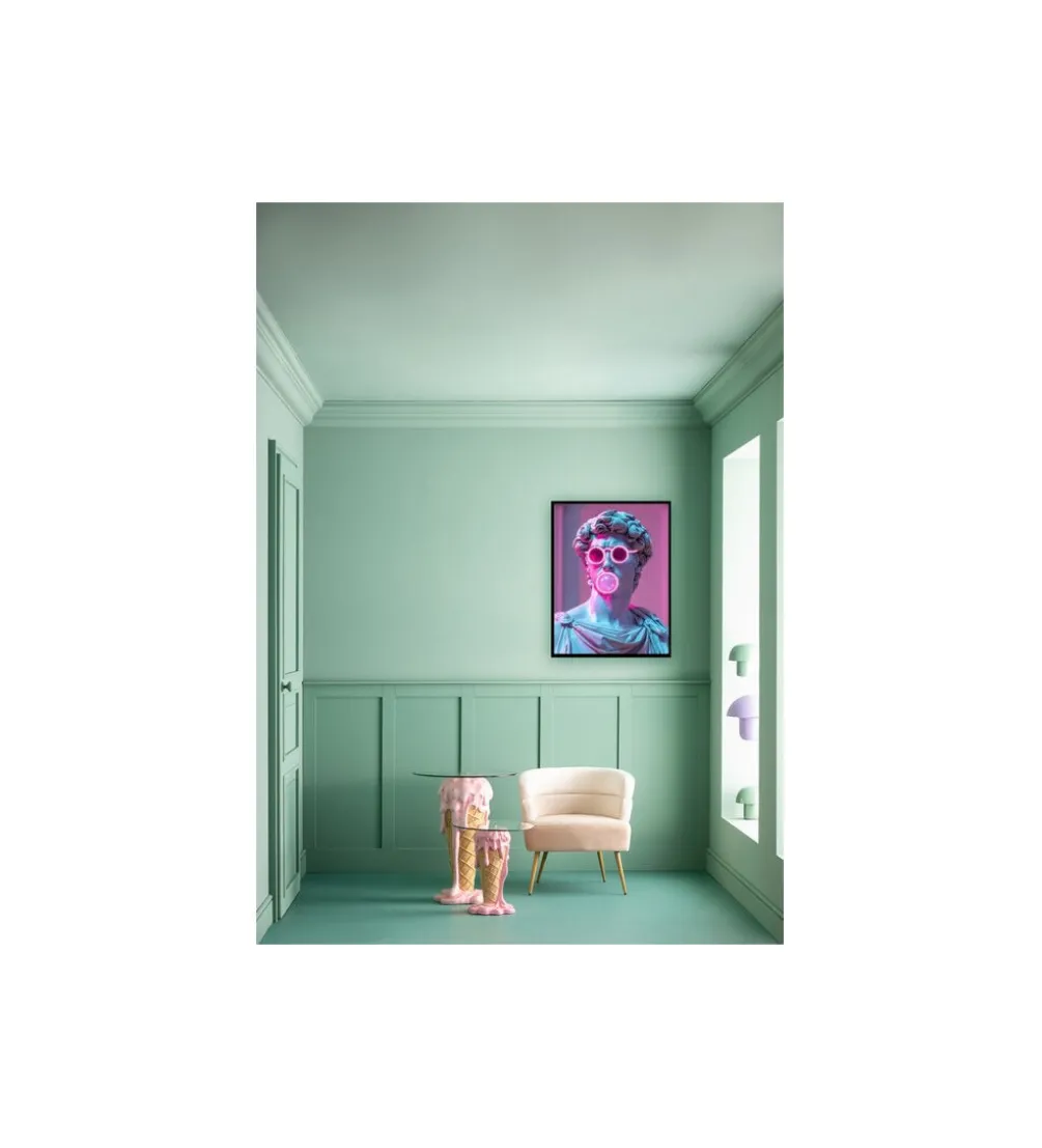 Obraz LED CHEEKY DAVID 80 x 120 cm