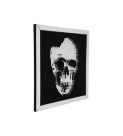 Obraz lustro Skull 100 cm x 100 cm