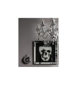 Obraz lustro Skull 100 cm x 100 cm