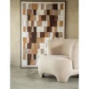 Obraz MOSAIC 152 x 102 cm brązowy