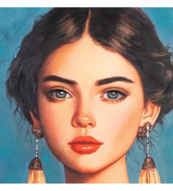 Obraz MUJER AZUL 87 x 117 cm