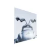 Obraz OLDRIMER BACK 160 x 120 cm srebrny