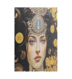 Obraz OMNIGIR 120 cm x 120 cm szłoto czarny