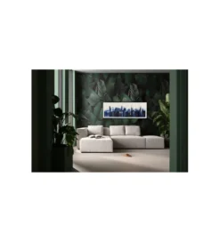 Obraz SHADOW SKYLINE 160 x 60 cm niebieski