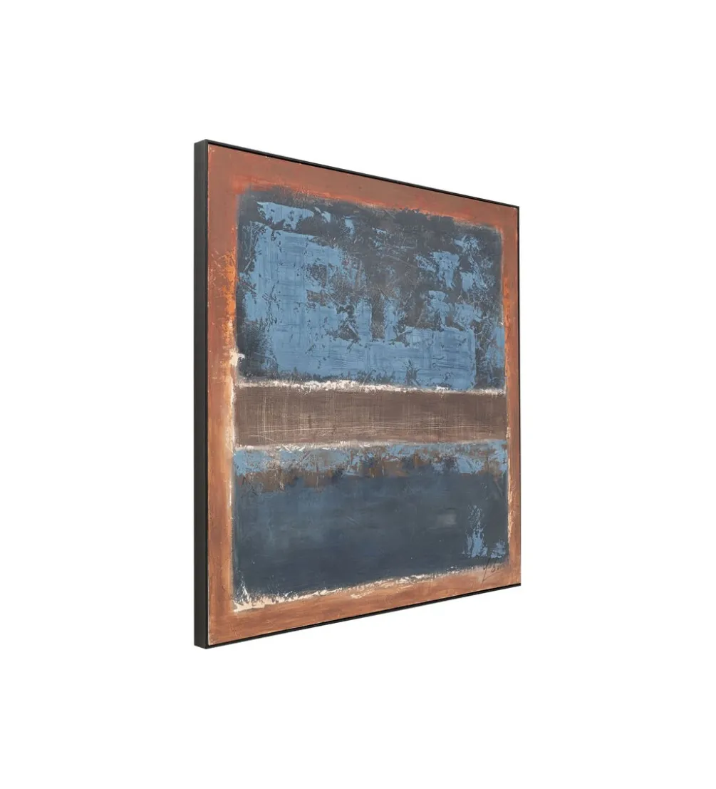 Obraz Silence Blue 120 cm x 120 cm