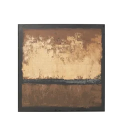 Obraz Silence Brown 120 cm x 120 cm