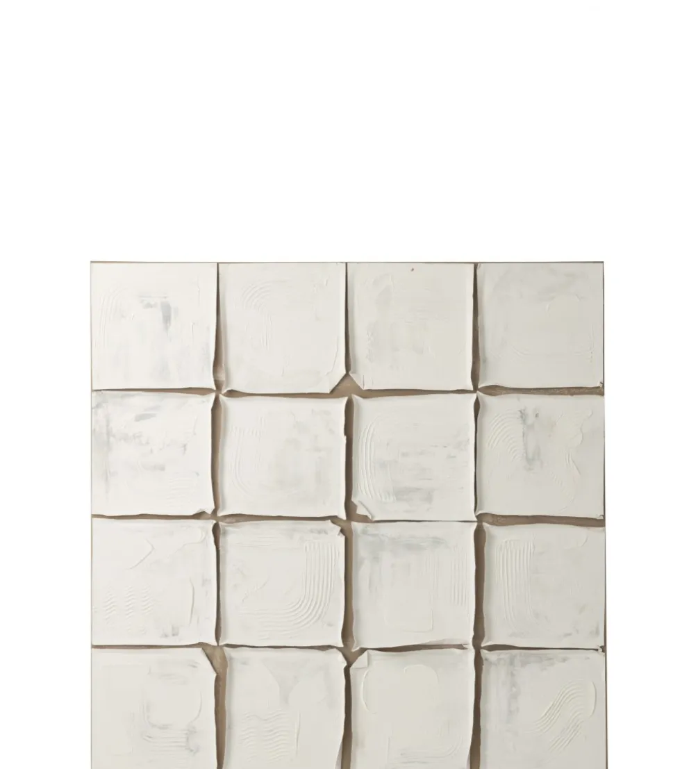 Obraz SQUARELY 122 cm białoszary
