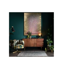 Obraz Touched Flower Boat Gold Pink 120 x 160cm