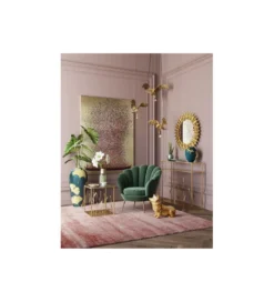 Obraz Touched Flower Boat Gold Pink 120 x 160cm