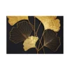 Ozdoba ścienna GINKGO 58 cm złota