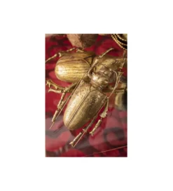 Ozdoba ścienna LONGICORN BEETLE złota