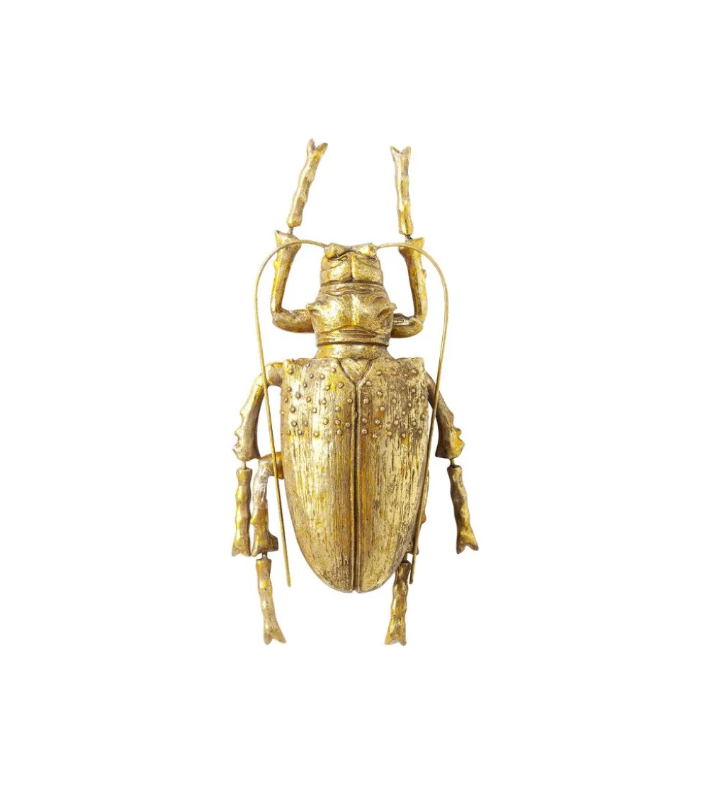 Ozdoba ścienna LONGICORN BEETLE złota