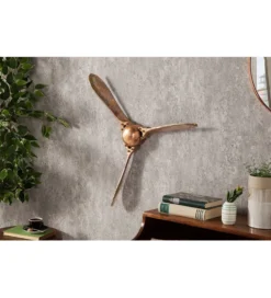 Ozdoba Ścienna Mystic Screw III 90 Cm Miedziana