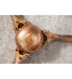 Ozdoba Ścienna Mystic Screw III 90 Cm Miedziana