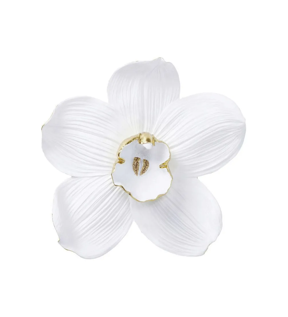 Ozdoba ścienna Orchid biała