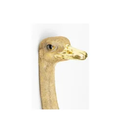 Ozdoba ścienna OSTRICH 18 x 71 cm złota