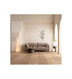 Ozdoba ścienna ROTONDO PEZZI 118 cm beżowa