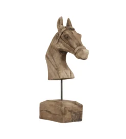Ozdoba HORSE 48 cm naturalna