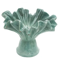 Ozdoba Porcelanowa GLON 30 cm zielony