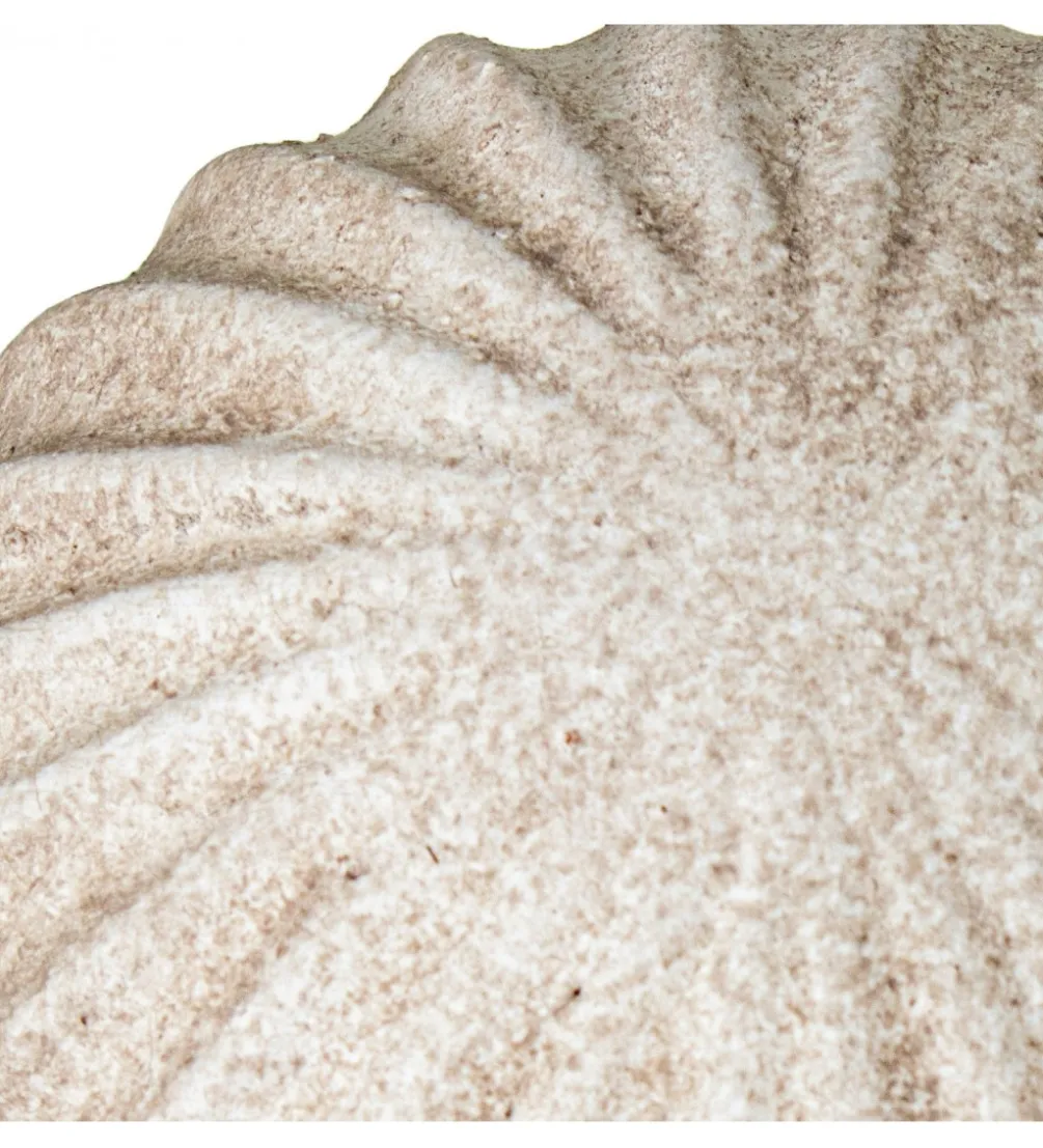 Ozdoba RUSTIC 12 cm ceramiczna kula biała