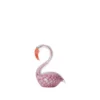 Ozdoba SWAN 17 cm szklana