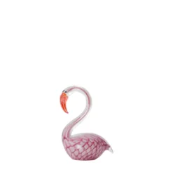Ozdoba SWAN 17 cm szklana