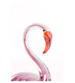 Ozdoba SWAN 17 cm szklana