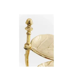Patera Leaf 32 cm złota