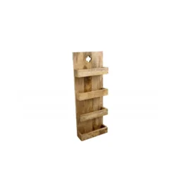 Półka ścienna CASTELO 80 cm drewno mango