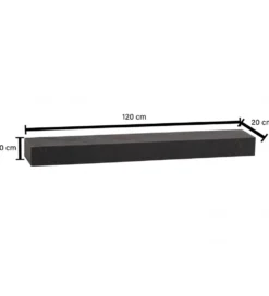 Półka ścienna DRACO 120 cm w optyce kamienia