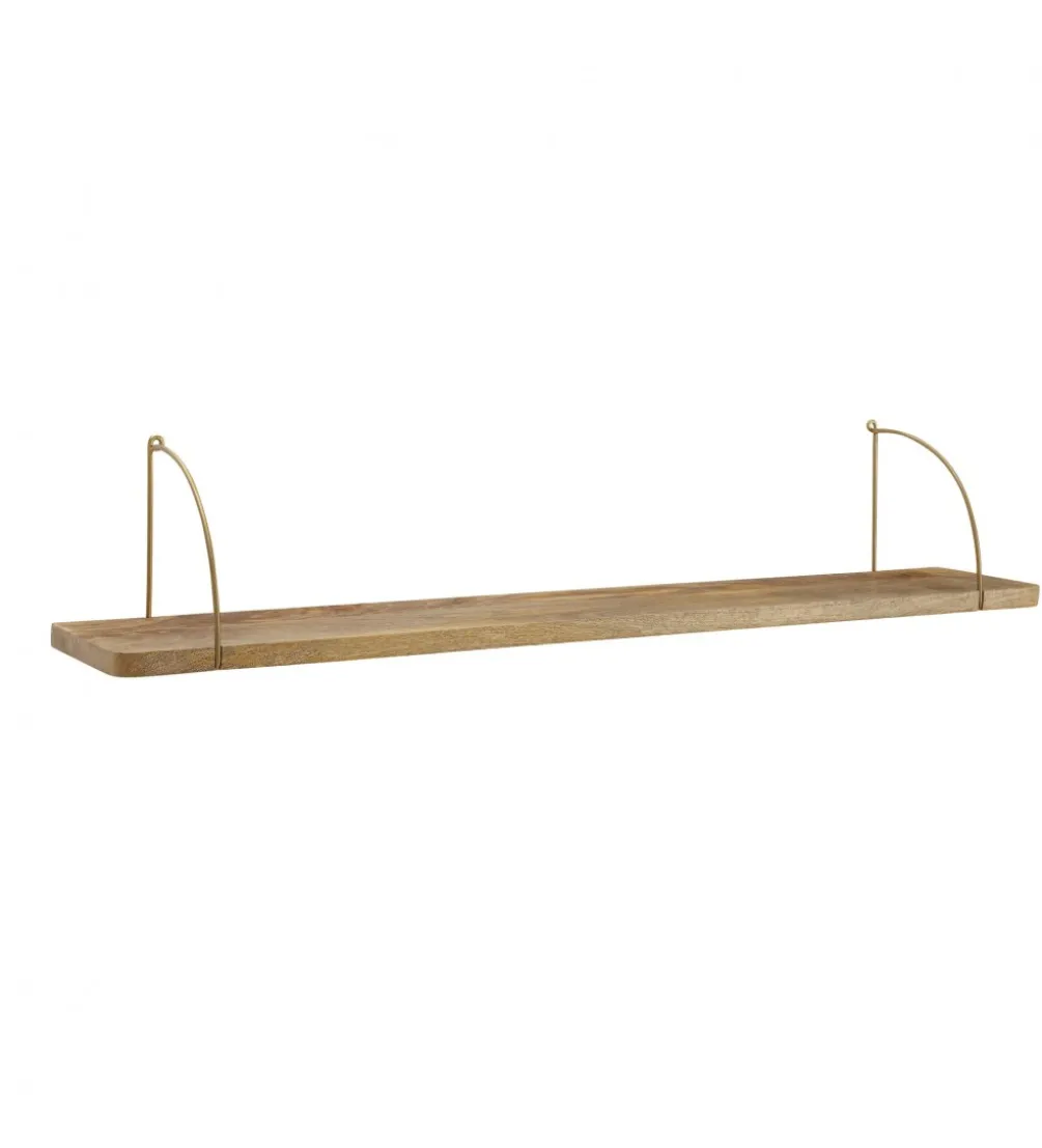 Półka ścienna FREJA 120 cm drewno mango