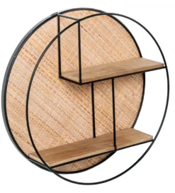 Półka ścienna LUNAV 50 cm wiklina