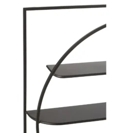 Półka ścienna NEWS 80 cm czarna