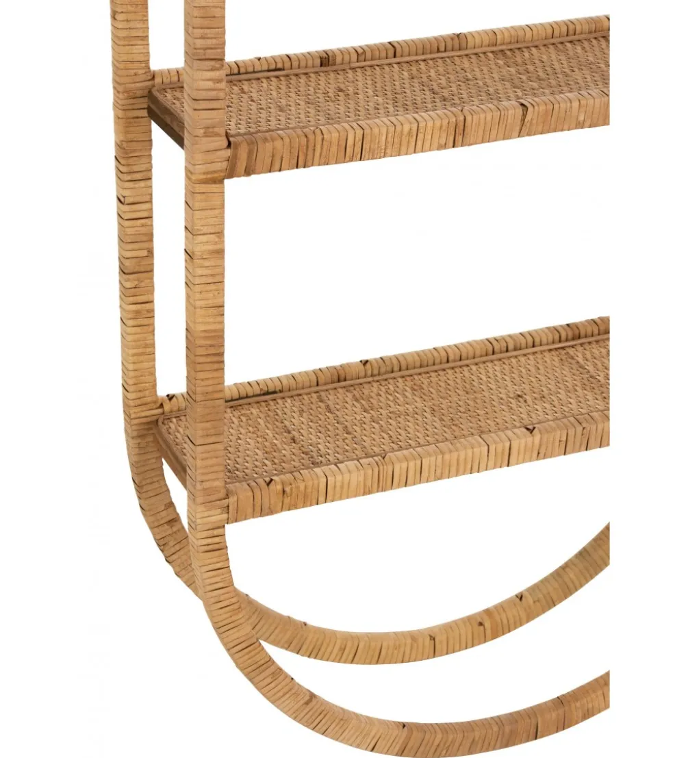 Półka ścienna Plank 56 cm rattan