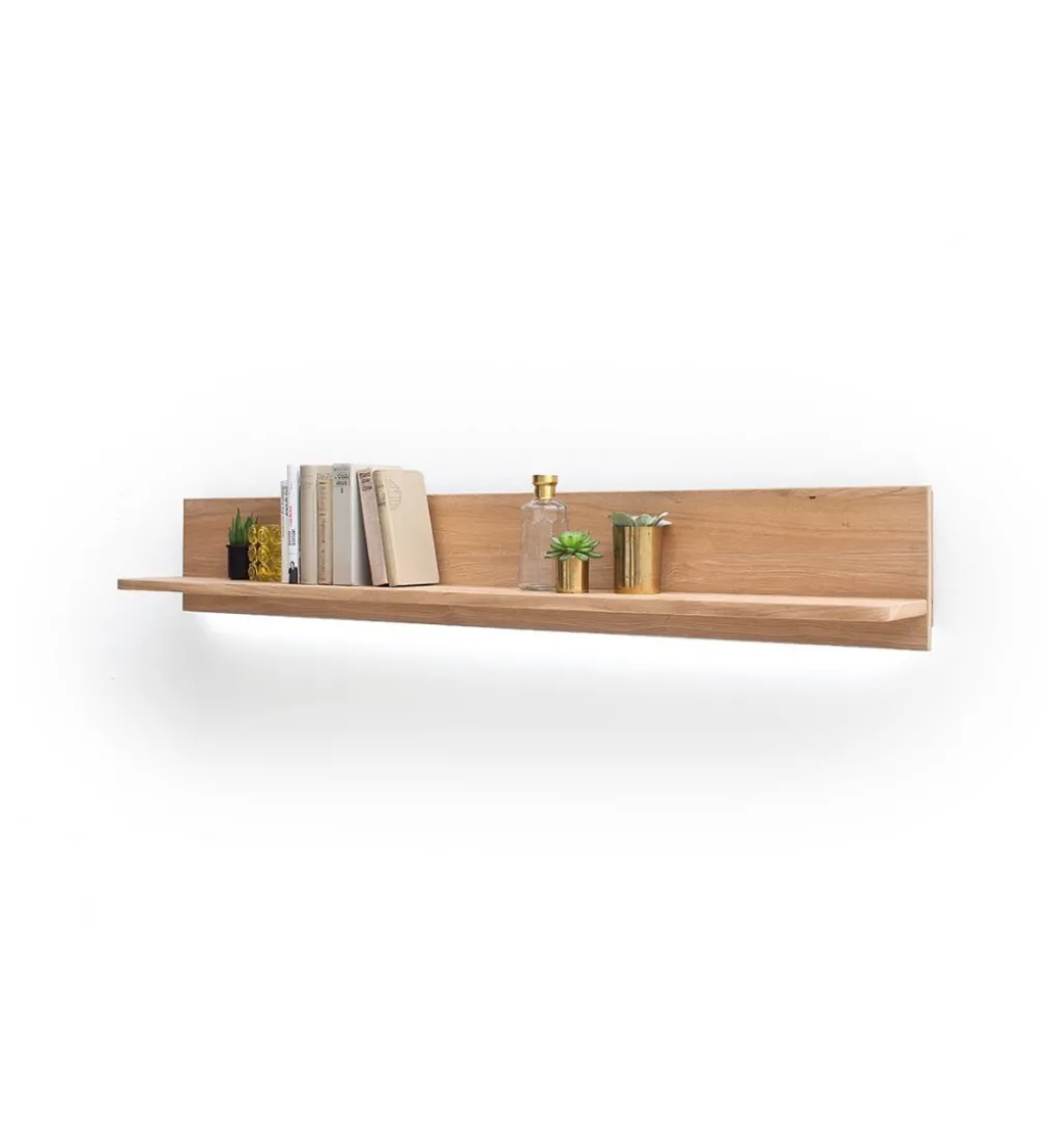 Półka ścienna PORTLAND 160 cm dębowa