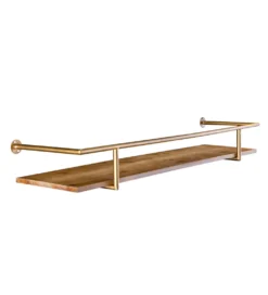 Półka HERITAGE 75 cm złota drewno sosny